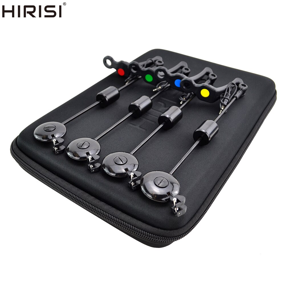 Fishing Equipment And Tools - ヒリシledコイ釣りスワッピングドロップオフインジケーター4色ジッパー付きケースコイ釣り道具b2022