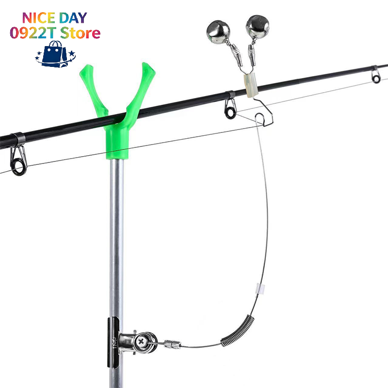 Fishing Equipment Kit - 1Pc フィッシングベルバイトアラームステンレス釣竿バイトベイトアラーム鯉タックル耐腐食防錆釣り用品 @ # X