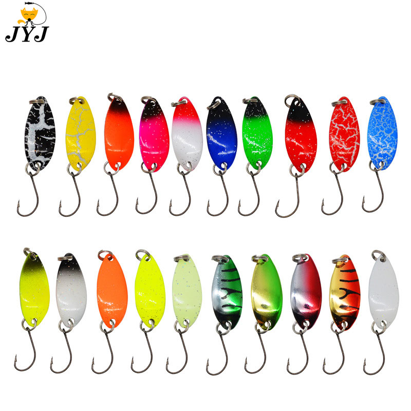 Fishing Equipment Japan - 20 色 3 グラム金属釣りルアースプーン餌スピナー餌ルアー日本ペスカトラウトパイク釣りワブラー餌