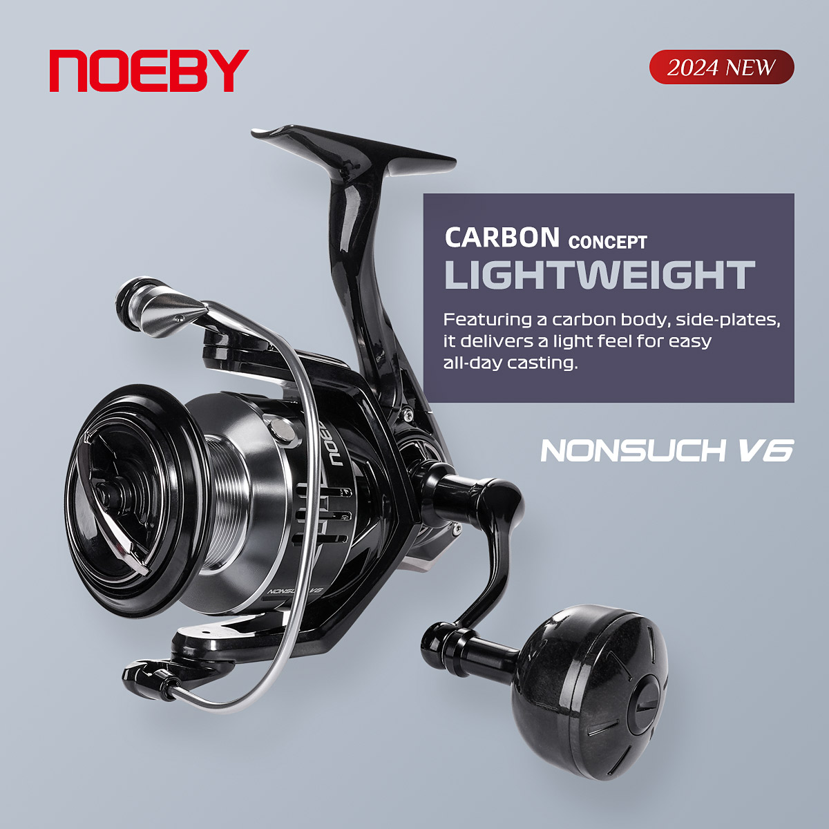 Fishing Equipment Brands - Noeby カーボンスピニング釣りリール 2500 3000 4000 シリーズ最大ドラッグ
