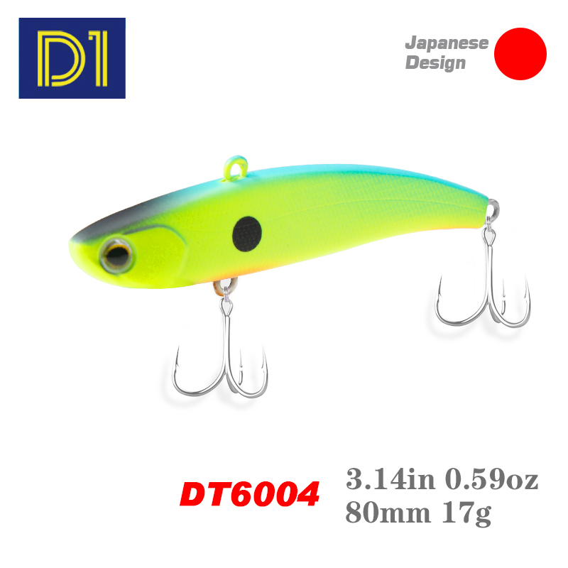 Fishing Equipment Japan - D1 Koume VIB ルアー釣り振動 60/70/80 ミリメートルロングキャストハードベイトシンキング人工スイムベイト日本フック