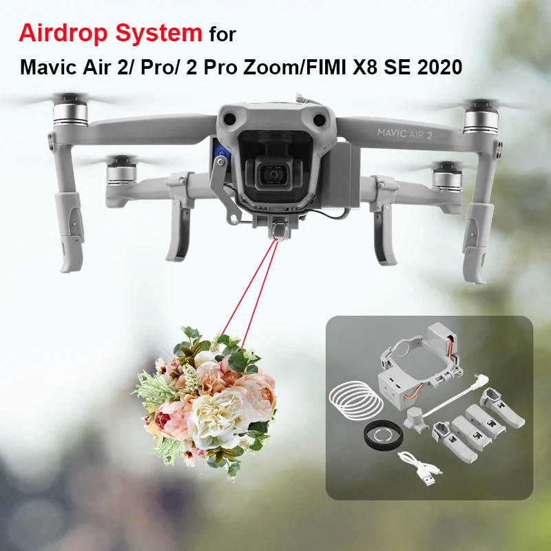 Fishing Equipment For Beginners - DJI-mavic air 2/2s/3/2 pro/fimi用のAirdropシステム,フィッシングズーム,ウェディングリング,ギフト,レスキューリモコンを提供