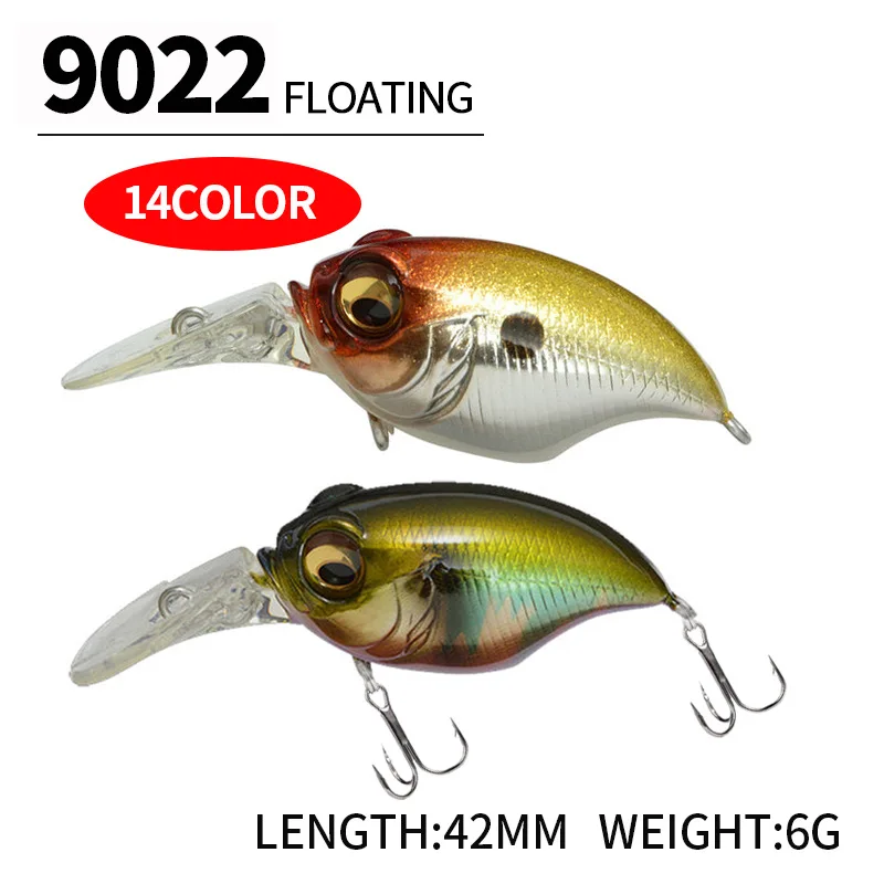 Fishing Equipment Japan - 日本のデザインのクランクベイト,釣り用フローティングベイト,スズキ,パイク,6g, 42mm