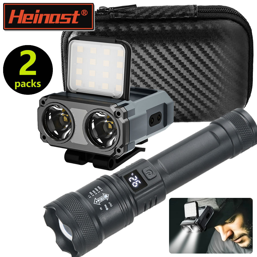 Fishing Headlamp - 超高輝度ミニ充電式ヘッドランプ/ポータブルLED懐中電灯防水センサーハットライトヘッドランプ釣りキャンプアウトドア用