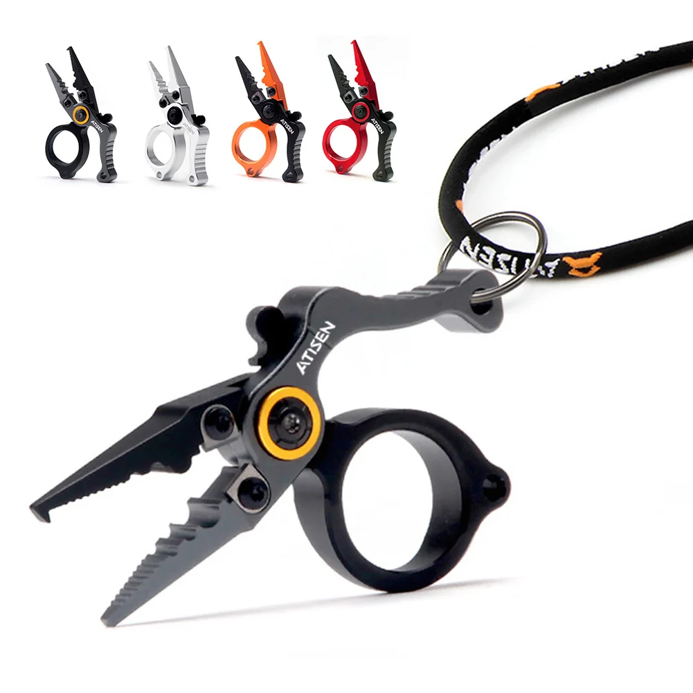 Fishing Equipment Pictures - 釣りプライヤー ミニサイズ アウトドア釣りツール アルミ合金ボディ タングステン鋼刃 フック取り外し