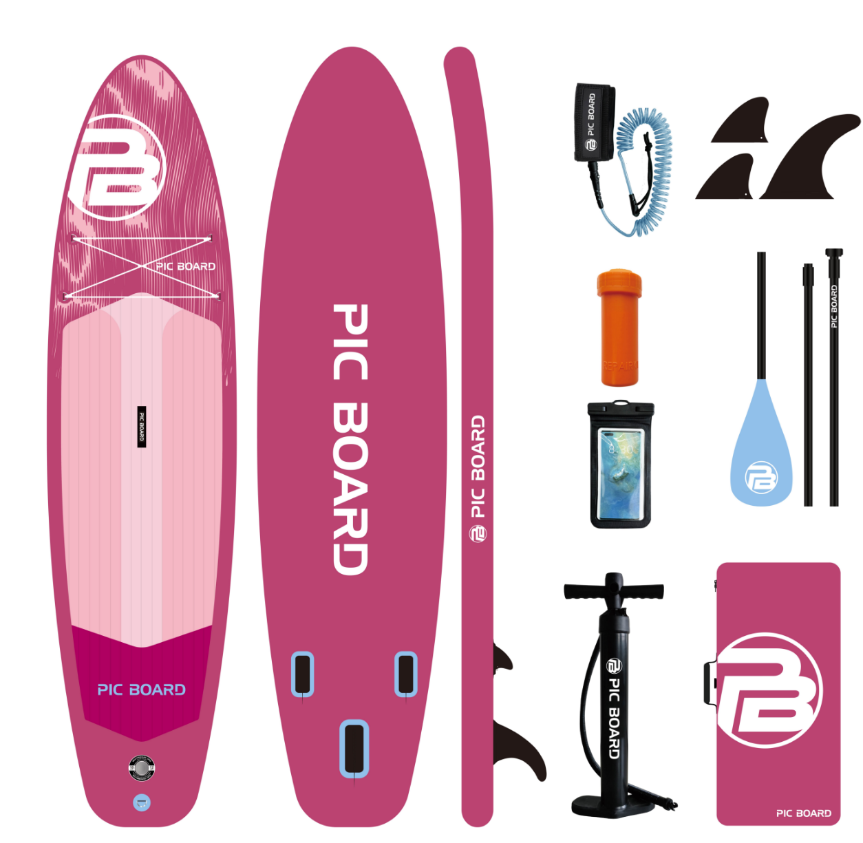 Fishing Equipment For Beginners - SUB 防水インフレータブルパドルボード 11'6''x34''x6'' 大人用スタンディングスタイル 水上釣り用アクセサリー付き SUP