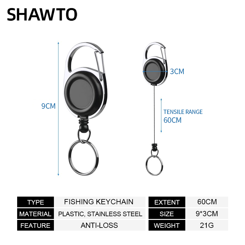 Shawto-伸縮性のあるフライフィッシングキーホルダー,キ - Fishing Equipment And Tools のレビューと価格