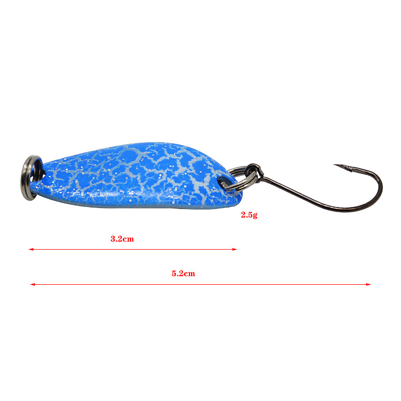 20 色 3 グラム金属釣りルアースプーン餌スピナー餌ルアー - Fishing Equipment Japan のレビューと価格