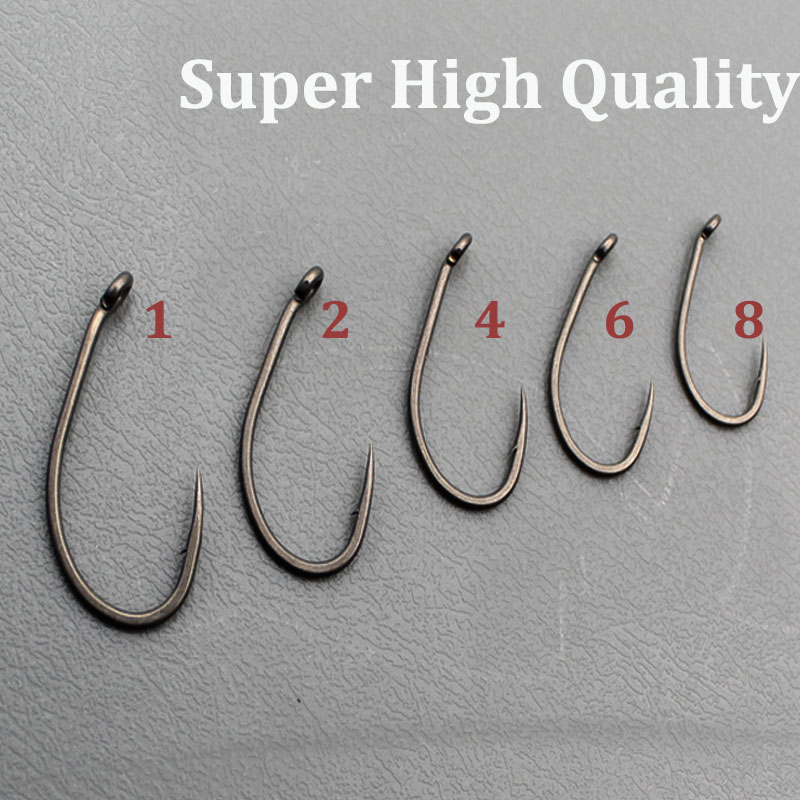 20 ピース/ロット鯉釣り PTFE コーティング有刺フック - Fishing Equipment Brands のレビューと価格