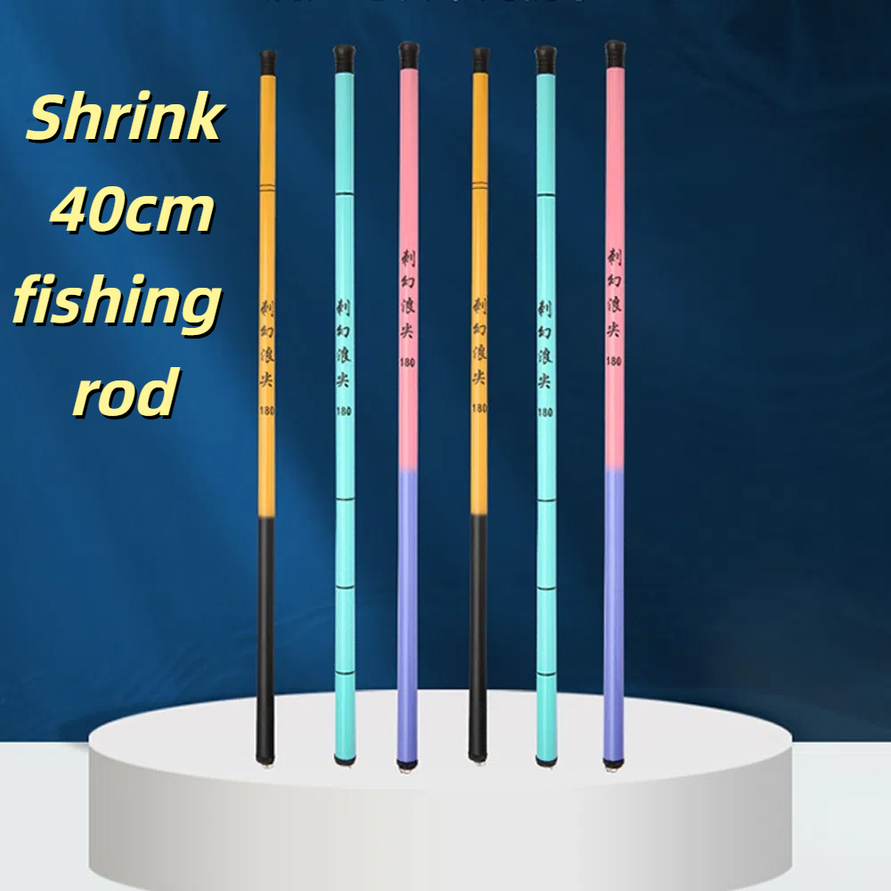 40 センチメートル収納伸縮式釣竿超短い 1.8 メートル- - Telescopic Fishing Rod のレビューと価格