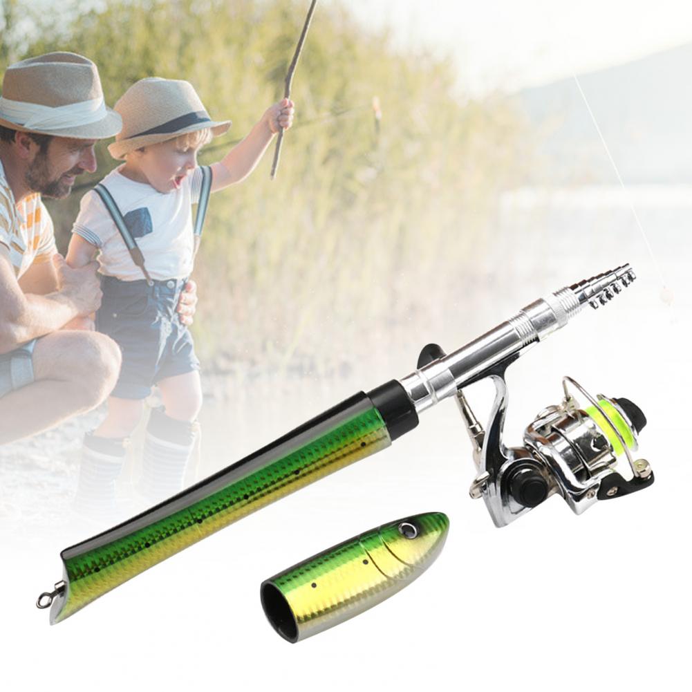 ポータブル伸縮式釣り竿,ミニ伸縮式釣り竿,リールキット,釣り - Fishing Equipment Kit のレビューと価格