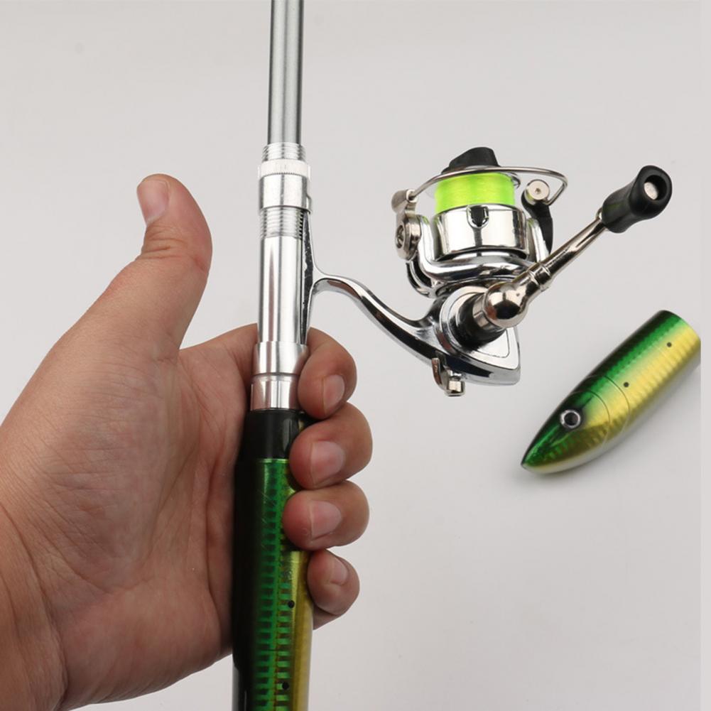ポータブル伸縮式釣り竿,ミニ伸縮式釣り竿,リールキット,釣り - Fishing Equipment Kit のレビューと価格