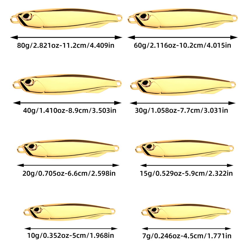 1 個釣りルアー餌日本 7/10/15/20/30/40 グ - Fishing Equipment Japan のレビューと価格