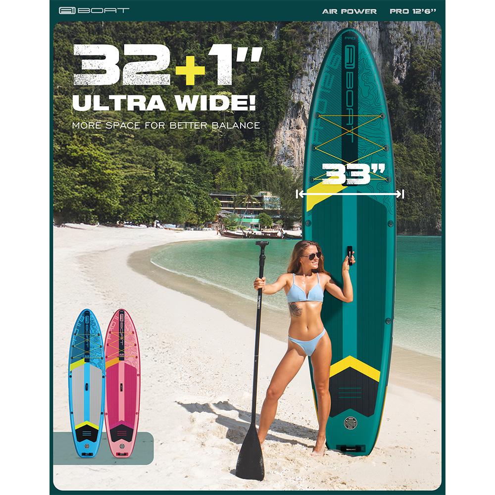 AIBOATグリーンプロSUP防水インフレータブルパドルボー - Fishing Equipment For Beginners のレビューと価格