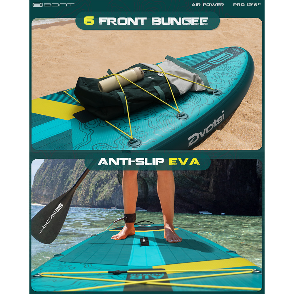 AIBOATグリーンプロSUP防水インフレータブルパドルボー - Fishing Equipment For Beginners のレビューと価格