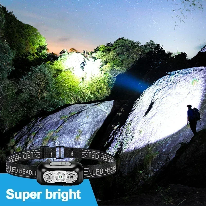 強力な光ヘッドランプミニ Led 夜釣り強力なトーチヘッドラ - Fishing Headlamp のレビューと価格