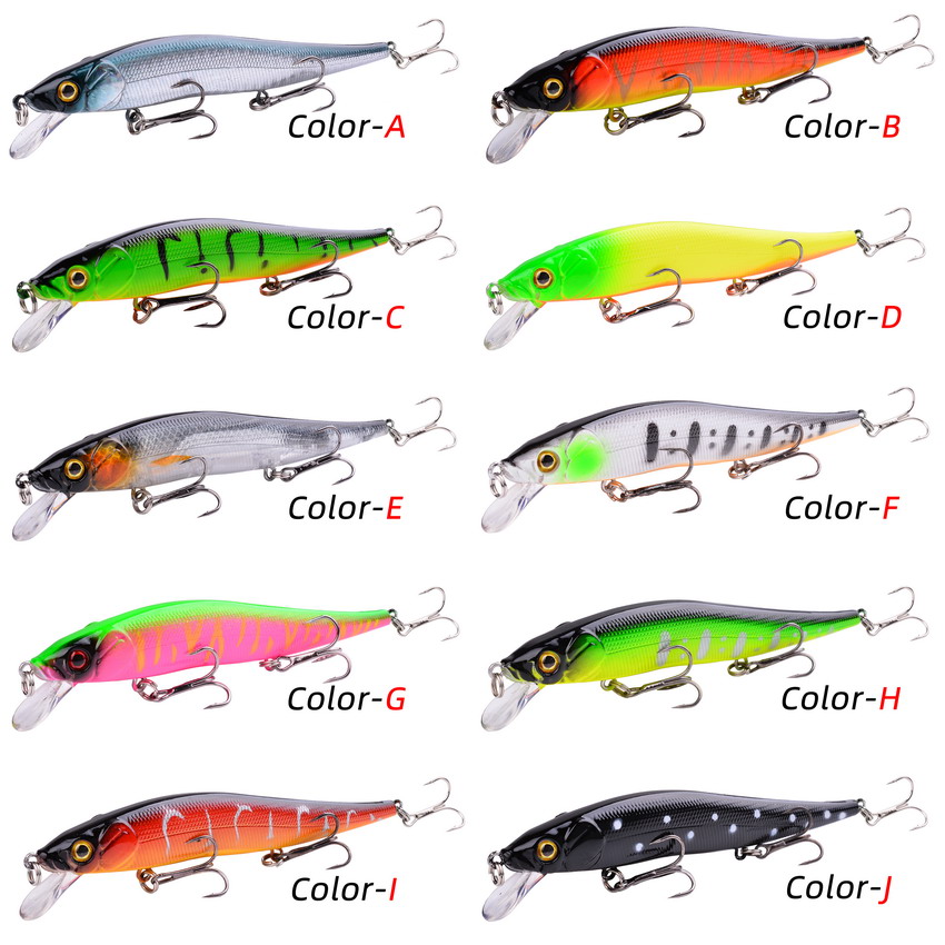 1 個釣りルアー 115 ミリメートル/14 グラムミノーク - Fishing Equipment Kit のレビューと価格