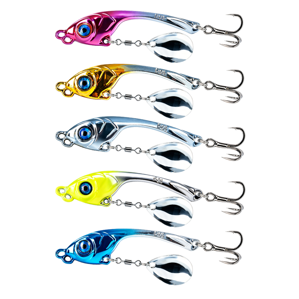 10個入り/箱 ダブルホールメタルVIBルアー 5g 7g  - Fishing Equipment Kit のレビューと価格