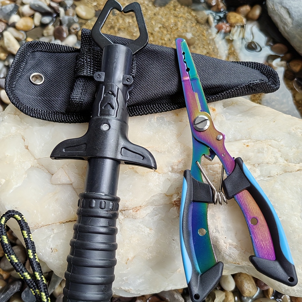 釣り用プライヤーとグリッパーセット、魚の口掴み器、釣り用プラ - Fishing Equipment Pictures のレビューと価格