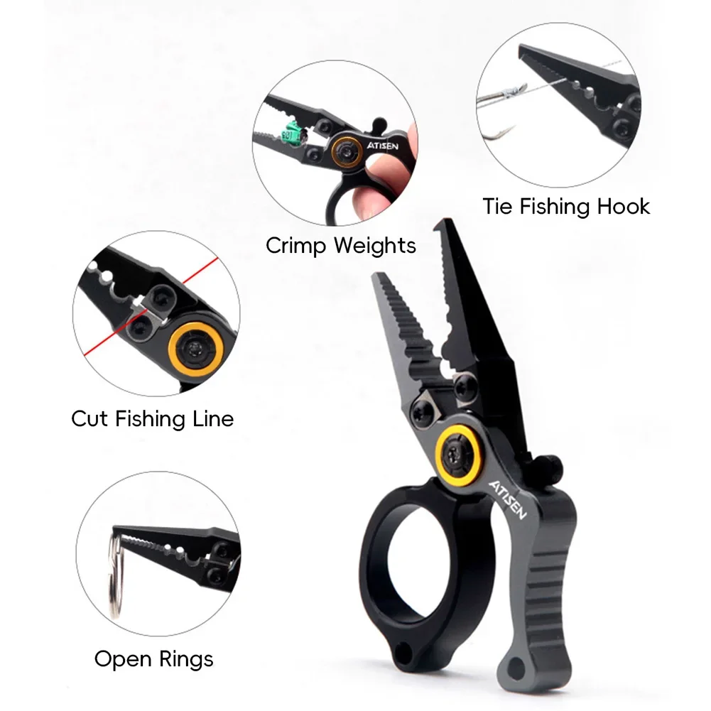 釣りプライヤー ミニサイズ アウトドア釣りツール アルミ合金 - Fishing Equipment Pictures のレビューと価格