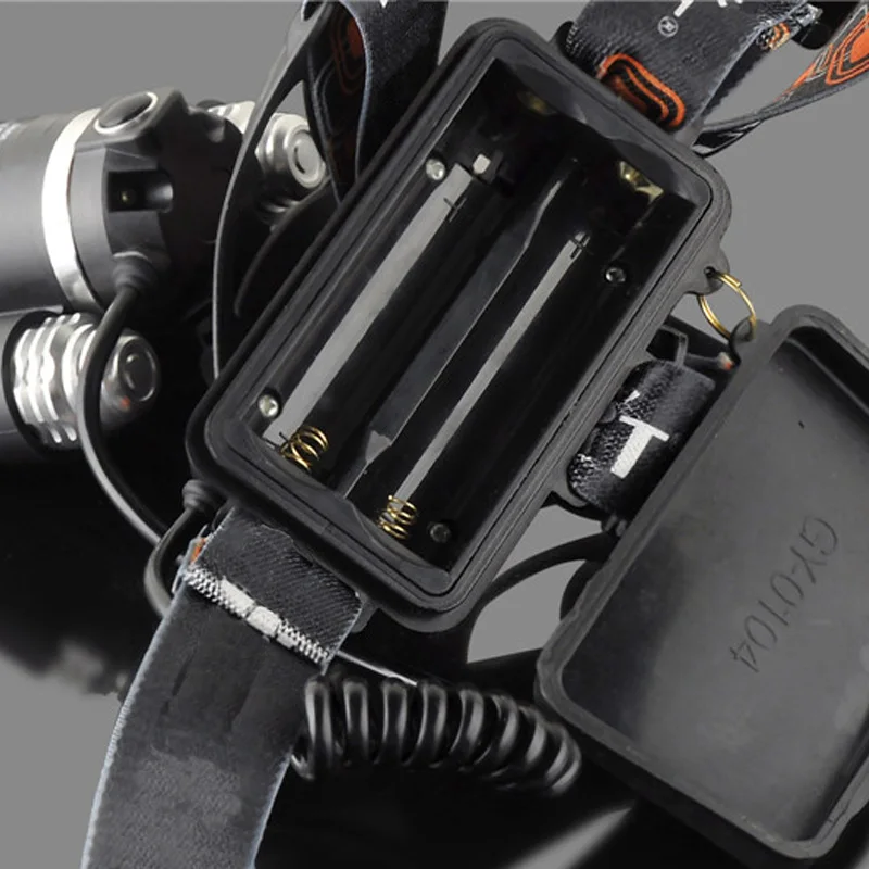 ハイパワー LED ヘッドランプ 18650 充電式バッテリ - Fishing Headlamp のレビューと価格