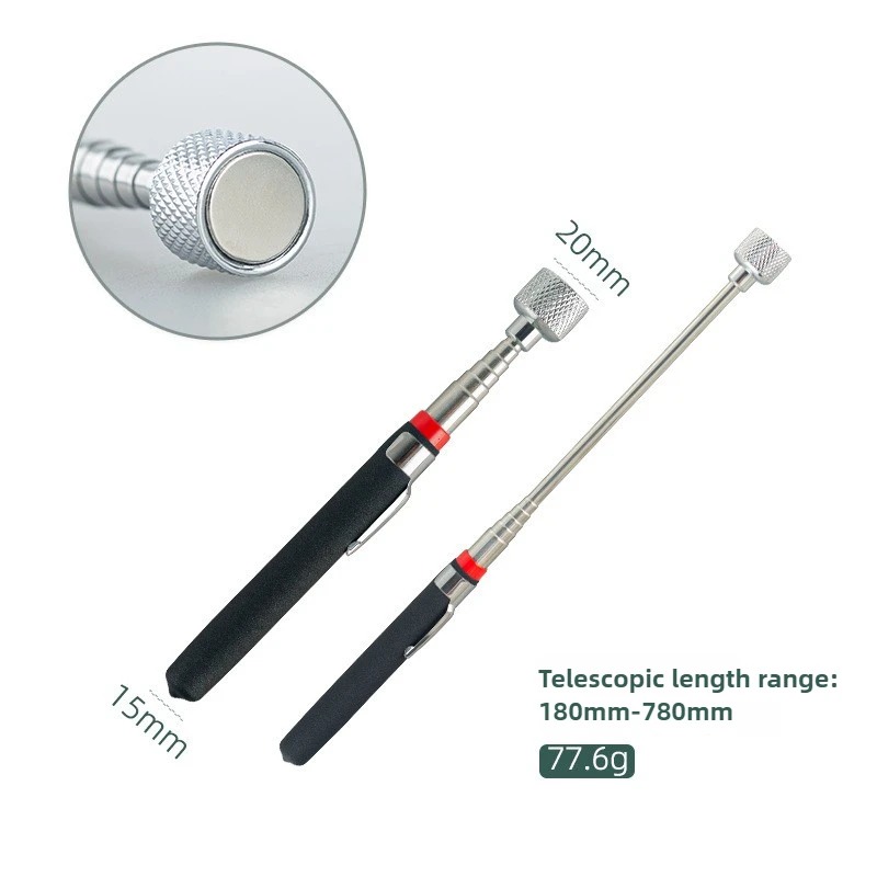 伸縮式磁気マグネットペンピックアップツール、車修理機械メンテ - Telescopic Fishing Rod のレビューと価格