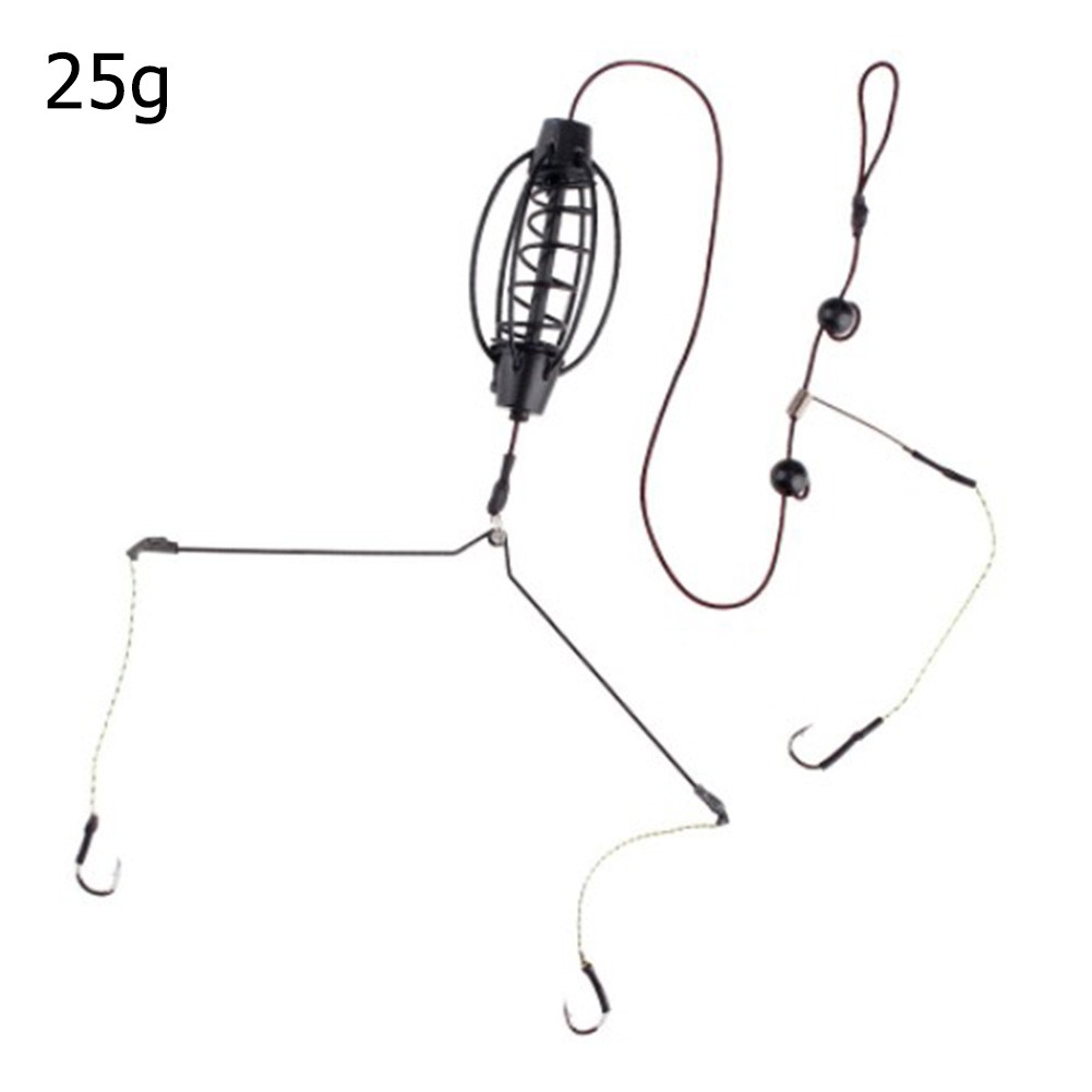 1 個鯉釣りフィーダーヨーロッパ鯉釣りケージフックリグセット - Fishing Equipment And Tools のレビューと価格